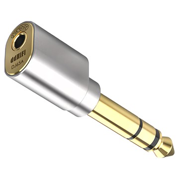 ddHiFi 3.5mm轉6.35mm轉接頭 DJ65A 單端母轉公 音頻轉換器  1個