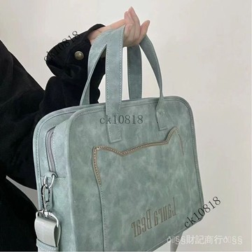 ✨可開發票#新款電腦包女好看適用華爲14蘋果華碩聯想商務通單肩手提包#免運費