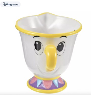 日本東京迪士尼Disney美女與野獸貝兒Bella阿奇杯茶壺媽媽茶煲太太盤子四入組＆阿奇量杯-現貨