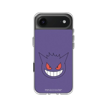 iPhone Air Clear Case（相機按鈕） 透明 - 寶可夢 Pokemon - 大臉系列-耿鬼