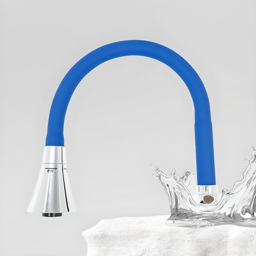 Jb JEIL BATH 防垢廚房用蛇管 藍色  長度 48cm x 螺母內徑 28mm  1個