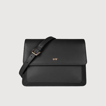 【免費升級送禮包裝】艾拉 肩包-黑色/BF836-27-BK