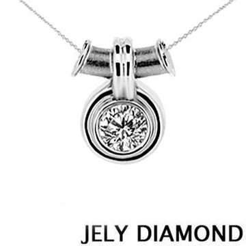 JELY DIAMOND 閃亮0.30克拉H&A 八心八箭完美車工美鑽墜鍊