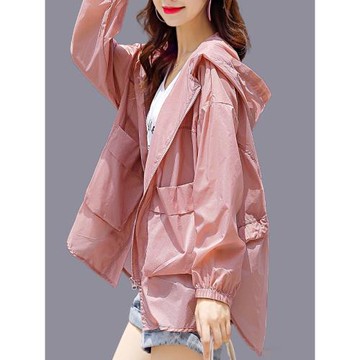 防曬衣女2026夏季冰絲透氣寬松可外穿休閑韓版戶外防曬服薄款外套