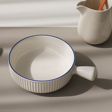 Bloom at Home 鈷藍色圓形手柄義大利麵碗  多色  2個