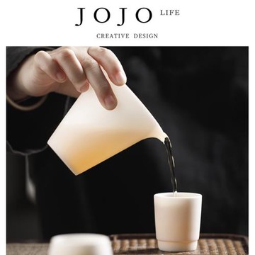 JOJO'S L. PD.紫泉澗.茶杯羊脂玉瓷家用陶瓷品茗杯德化白瓷 |卻送