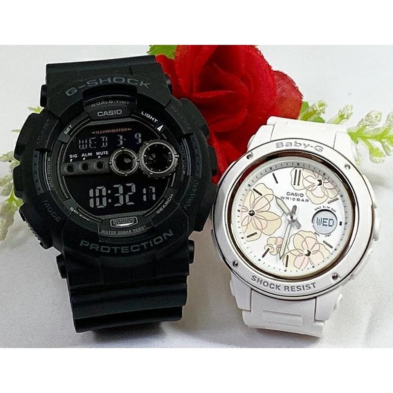 恋人達のGショック ペアウオッチ カシオ G-SHOCK BABY-G GD-100-1BJF