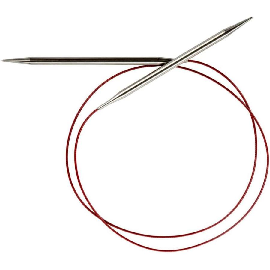 ChiaoGoo Red Lace Circular 40-inch (102cm) Stainless Steel Knitting Needle; Size US (2.25mm) 7040-1 by ChiaoGoo　並行輸入品