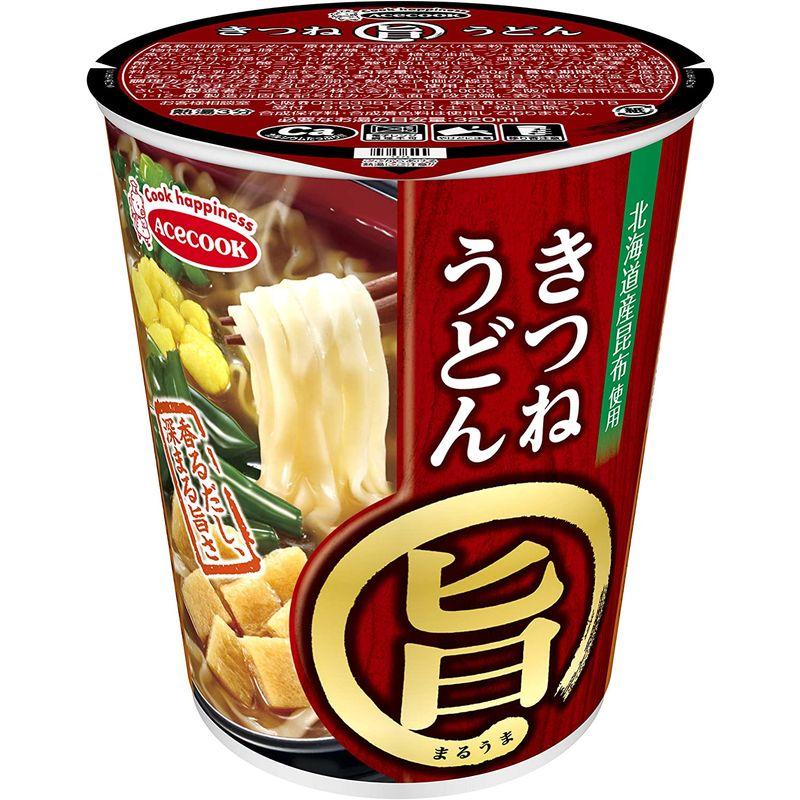 エースコック まる旨 きつねうどん 59g ×12個