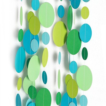 Banner Baby Ring-Paper-Garland Plant-String Diy-Decoration S