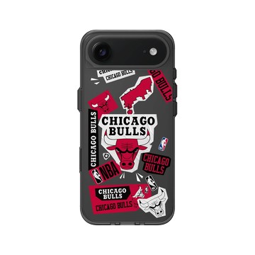 iPhone Air Clear (相機按鈕) 酷墨灰 - NBA - 拼貼系列-芝加哥公牛 Chicago Bulls - Collage