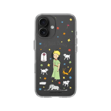 iPhone 16 Clear Case（相機按鈕） 透明 - Le Petit Prince 小王子 - 小王子與朋友們 - 插畫圖鑑