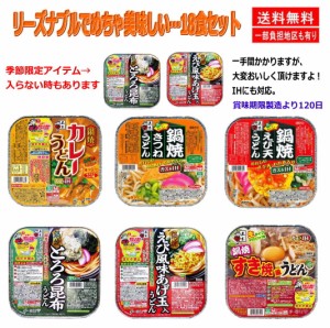 新着 五木食品 鍋焼きうどん 季節限定＋年間定番 18食セット 関東圏送料無料