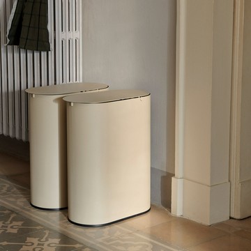 丹麥 Ferm Living ENKEL 掀蓋垃圾桶 羊絨米