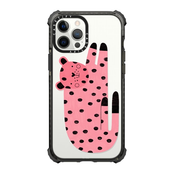 CASETiFY iPhone 12 Pro Max Ultra Impact Case - PINK TIGER by Daria Solak Illustrations