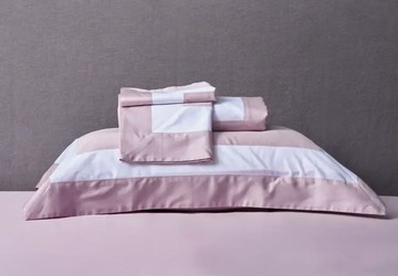 【寬庭】精梳棉經典寢飾四件式｜鍾愛 淡雅粉