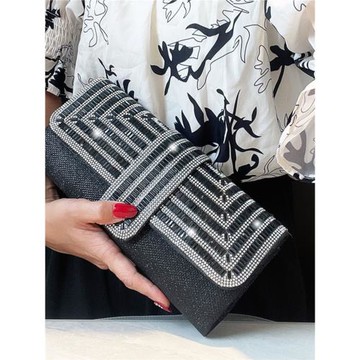 時尚水鉆晚宴搭配名媛信封包