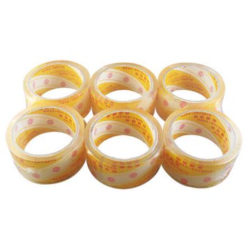 地球大管芯OPP超透明包裝膠帶/48mmx40M/6個