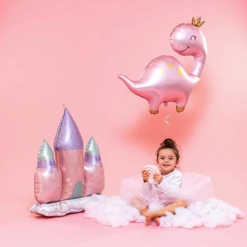 意大利進口Grabo新款可愛珠光鋁箔氣球兔子小牛恐龍城堡汽車云朵