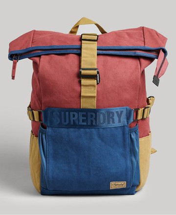 Superdry Women's Women's Rolltop Backpack Red - Size: 1SIZE