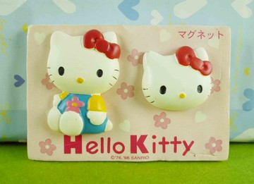 【震撼精品百貨】Hello Kitty 凱蒂貓~2入造型磁鐵~藍【共1款】