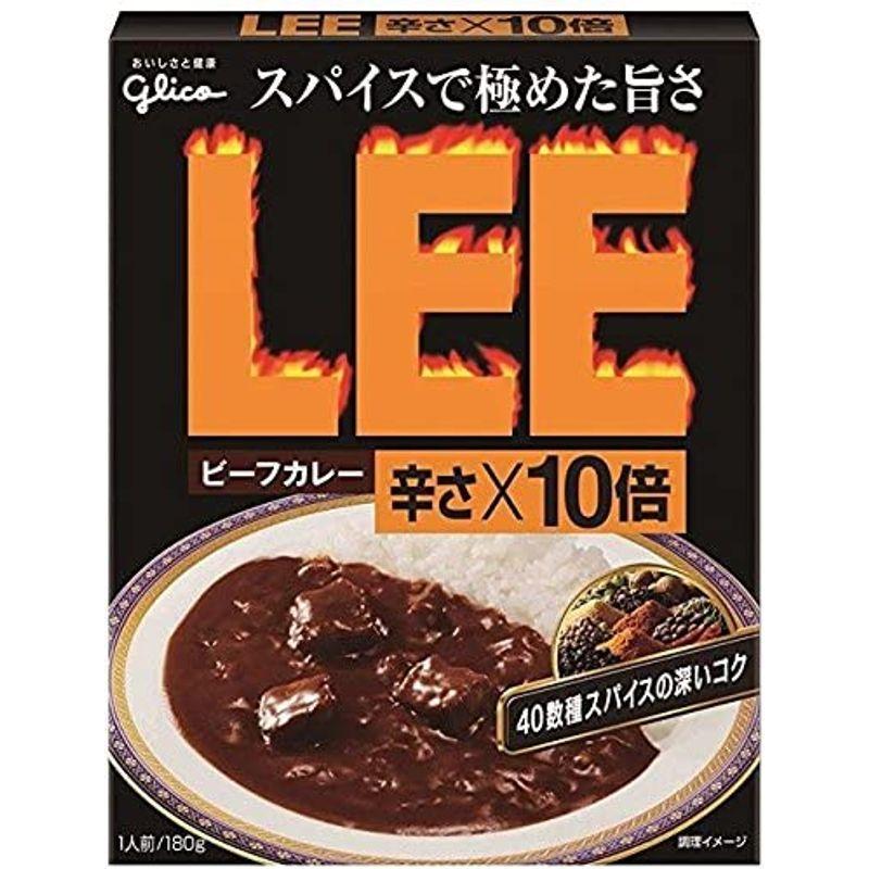 江崎グリコ 激辛ビーフカレー『 LEE（リー）辛さ×10倍 20倍 30倍 』食べ比べセット