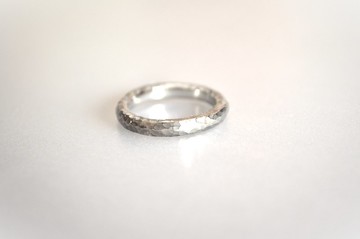 Titanium ring・鈦金屬戒指・Silver Rock Seven・10.5 號