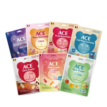 【蝦皮直營】ACE 水果/字母/酸熊/無糖/可樂/甜莓蜜桃/酸星球 220~240g量販包 小熊軟糖 糖果