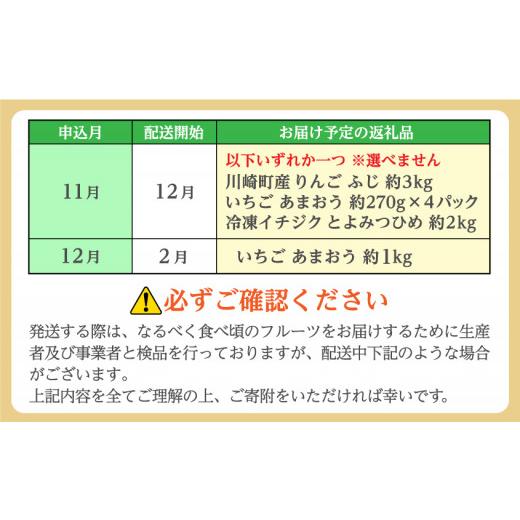 ふるさと納税 福岡県 川崎町 季節の フルーツ を 年１１回 お届け します！