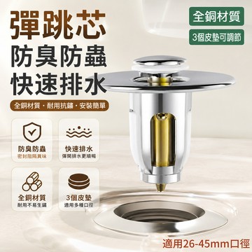 面盆下水器彈跳芯🐏洗臉盆漏水塞 按壓彈跳芯 洗手台 臉盆落水頭 洗手台臉盆塞 洗手槽 彈跳過濾芯 止水塞 面盆 過濾芯