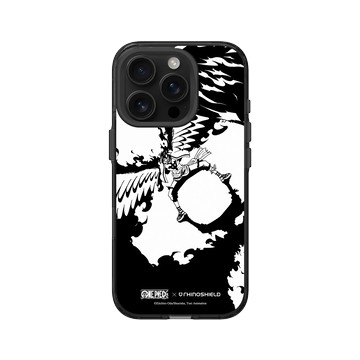 iPhone 16 Pro Clear (相機按鈕) 酷墨灰 - 航海王 One Piece - 復刻系列-不死鳥馬可