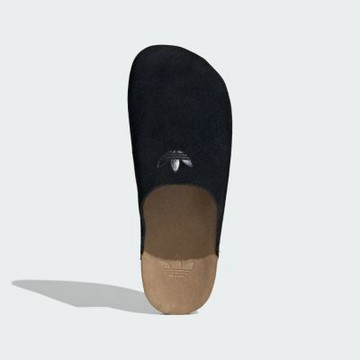adidas 愛迪達 拖鞋 男鞋 女鞋 運動 三葉草 麂皮 ADIMULE 黑 JQ4367 (A5774)
