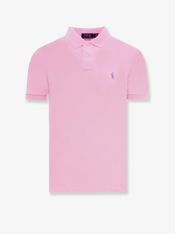 Cotton polo shirt with embroidered logo - POLO RALPH LAUREN - gender_Man