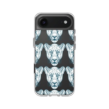 iPhone Air Clear Case（相機按鈕） 透明 - MYMY REVERZ TATTOO - 獅子