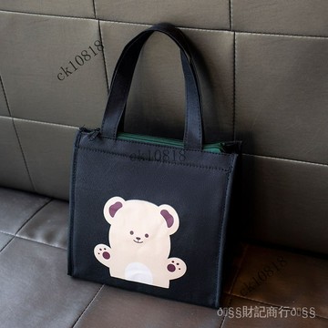 ✨可開發票#上班族飯盒手提包餐包加厚鋁箔保溫手提袋帶飯包大容量保溫便噹包#免運費