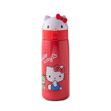 Hello Kitty 造型彈跳保溫杯第二代600ml-兩色可選 KT-T600A