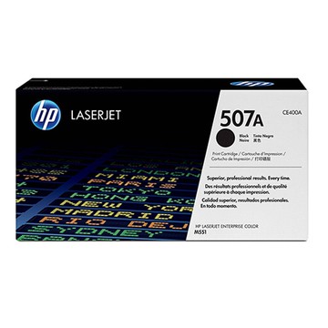 HP 黑色原廠碳粉匣 / 個 CE400A 507A