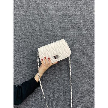 超火鏈條包包女式2026新款百搭小眾輕奢高級感秋冬ins爆款斜挎包