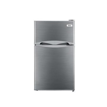 東元101公升雙門銀色冰箱R1011S