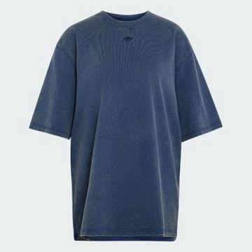 Adidas 愛迪達 Dy V Tee KS4185 女 T恤 運動上衣 休閒短袖 背部印花 純棉 深藍