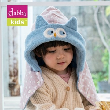 【DabbaKids】美國瓦拉圍脖帽-貓頭鷹森林
