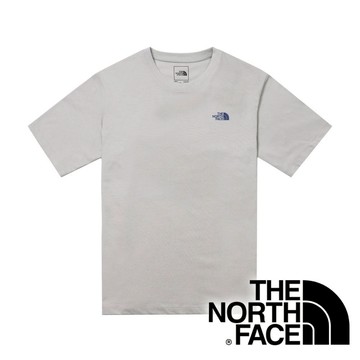 【THE NORTH FACE 美國】男圓領短袖T恤『灰』NF0A88GK 戶外 露營 登山 健行 休閒 時尚 短袖 上衣 T恤