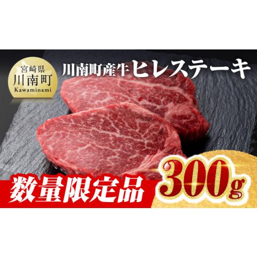 ふるさと納税 宮崎県 川南町 ※令和6年2月発送※ 川南町産牛ヒレステーキ300g