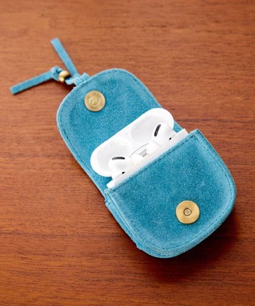 【熱門預購】旅行者安心麂皮無線耳機收納包 零錢包(3色)ICRP5202