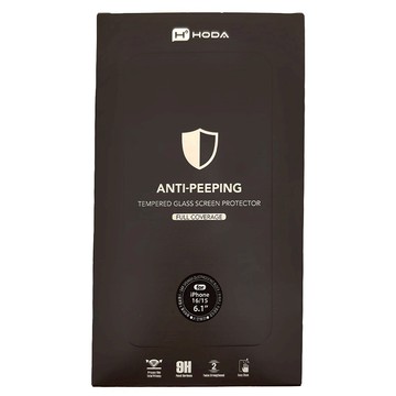 HODA 好貼 2.5D滿版黑防窺太空膜 0.33mm  iPhone 15/16  1個