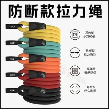 ⭐️臺灣出貨⭐️拉力繩彈力繩健身男彈力帶多功能胸肌力量訓練器材家用拉力器開背