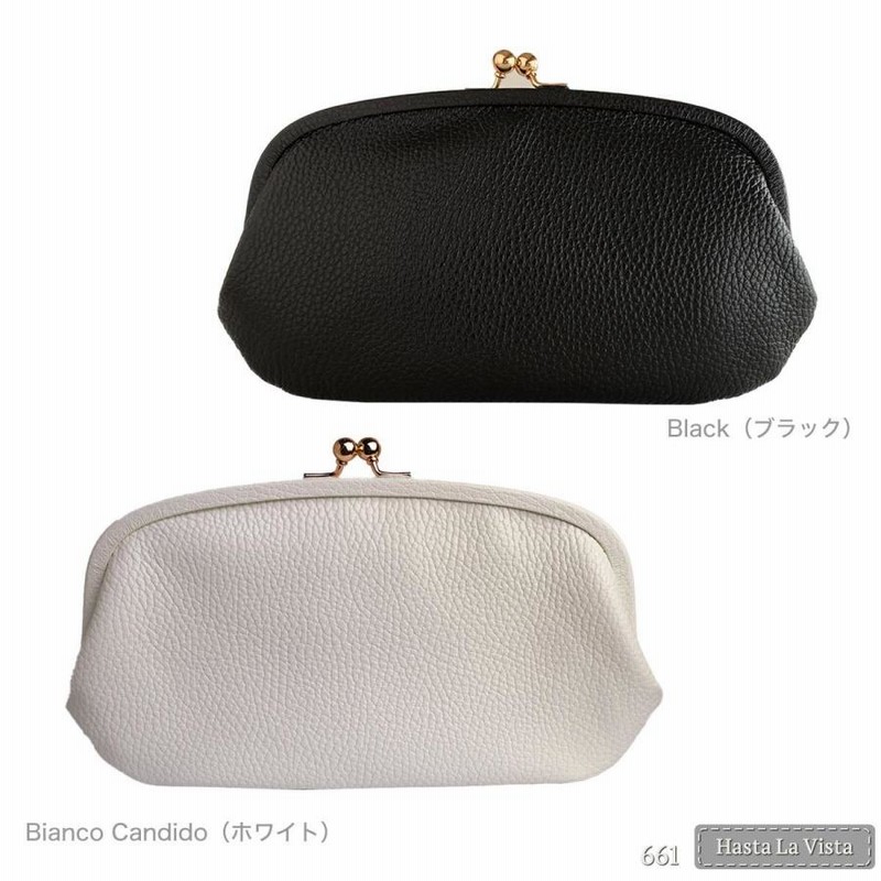 本革 がま口 長財布 シュリンク スリム レディース 親子がま口