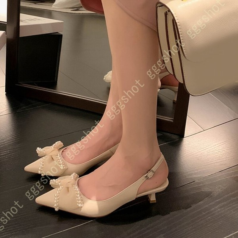 パンプス ヒール5cm シンプル プレーン 通勤オフィス 履きやすい パーティーサンダル リボン おしゃれ エレガント バックストラップ ミュール パンプス 通販 Lineポイント最大0 5 Get Lineショッピング