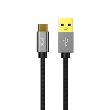 PX USB3.0 A TO C充電傳輸線-2M/黑