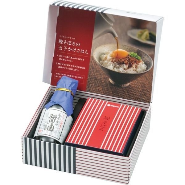 柳屋本店 柳屋本店 玉子かけ醤油と鰹そぼろセット TKM-10（直送品）